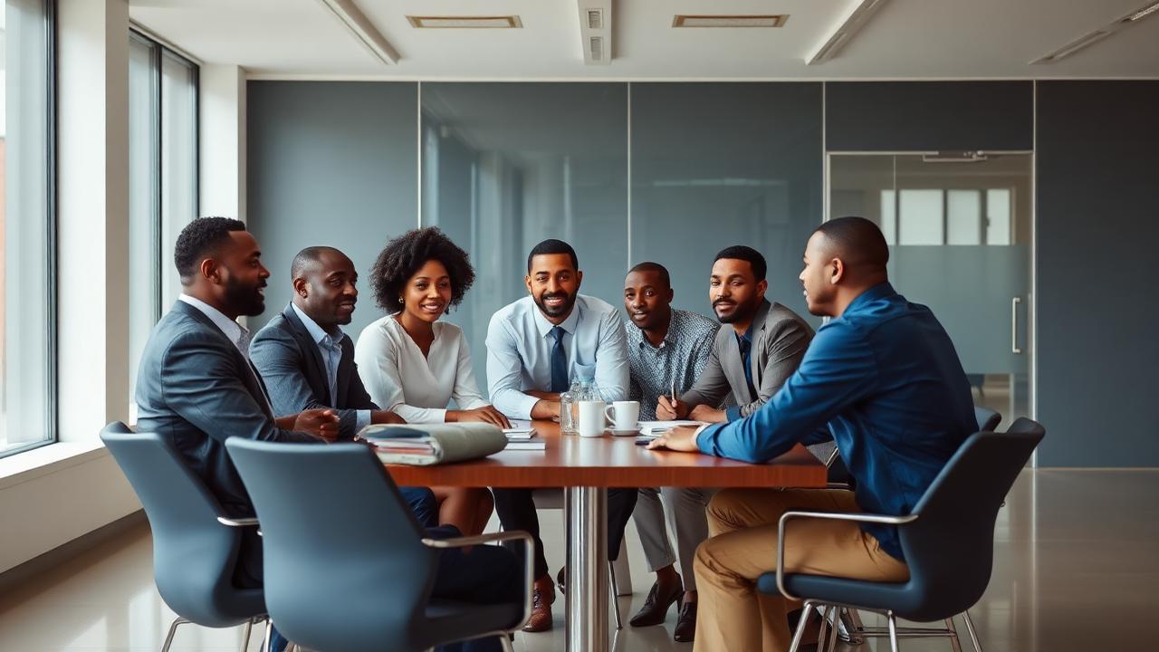 Équipe de consultants en recrutement au Mali