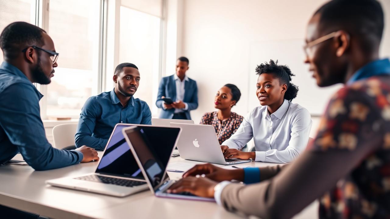 Session de formation professionnelle à Bamako